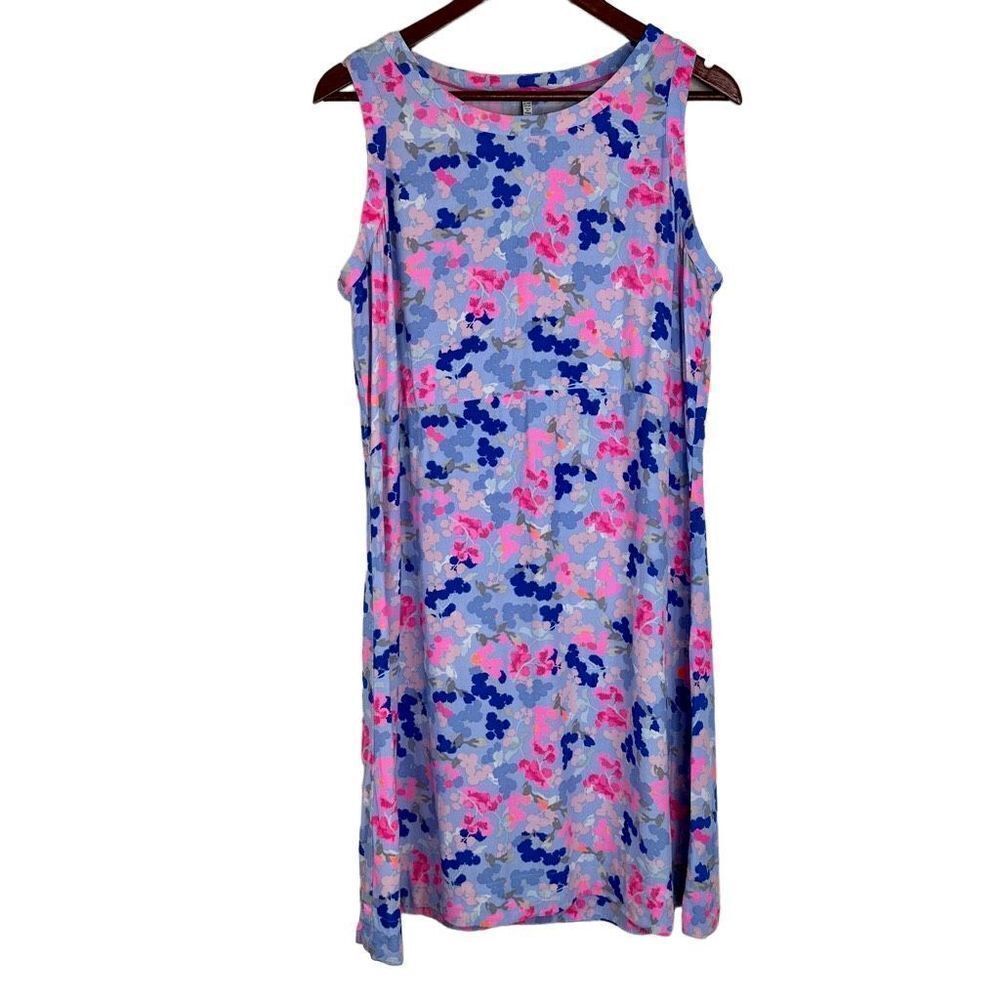 Joules Womens 12 Colorful Sleeveless Mini‎ Dress Bold Abstract Preppy Feminine